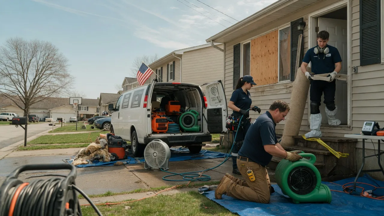 Water Damage Restoration in Spiceland, IN near me